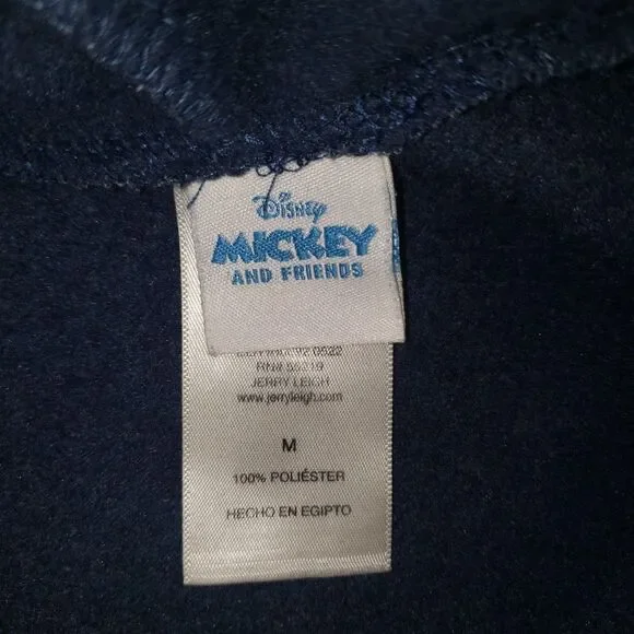 Disney Mickey And Friends Hoodie Womens Medium Blue Pullover Sweatshirt Graphic - Picture 3 of 6